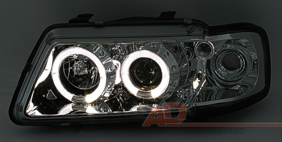 SCHEINWERFER ANGEL EYES AUDI A3 8L CHROM NEU SONAR eBay